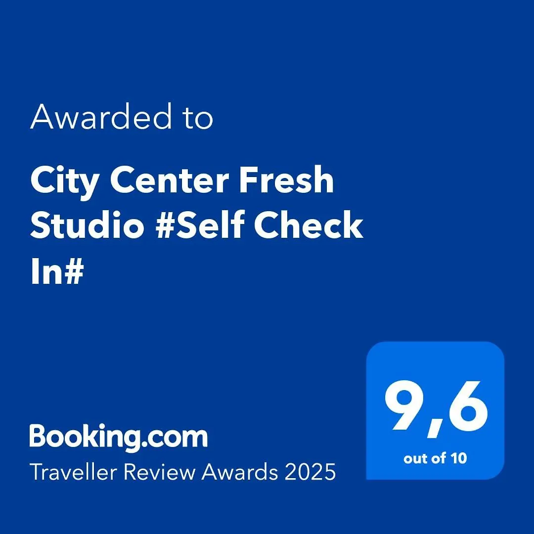 City Center Fresh Studio #Self Check In# Thessaloniki Apartment